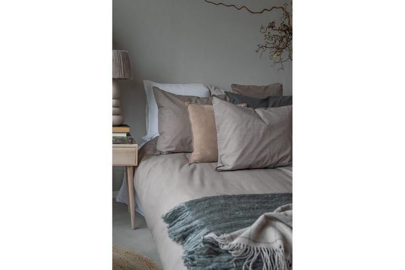Påslakanset Enkelsäng 2-Dels Washed - Brun - Textil & mattor - Sängkläder - Bäddset & påslakanset