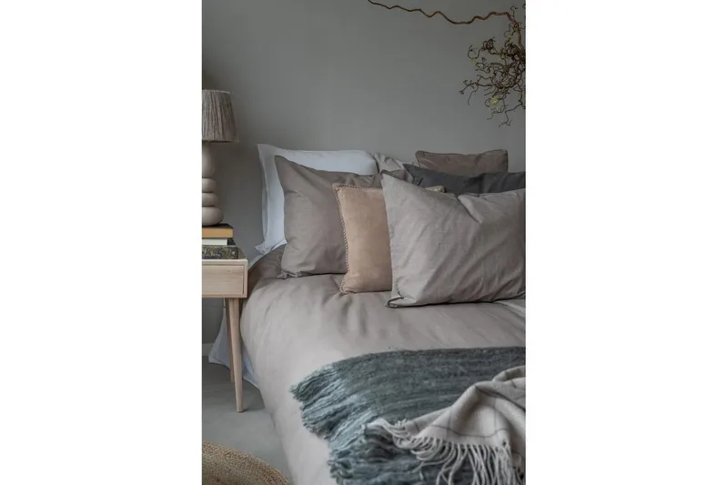 Påslakanset Enkelsäng 2-Dels Washed - Brun - Textil & mattor - Sängkläder - Bäddset & påslakanset