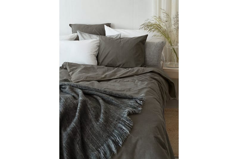 Påslakanset Enkelsäng 2-Dels Washed - Grå - Textil & mattor - Sängkläder - Bäddset & påslakanset