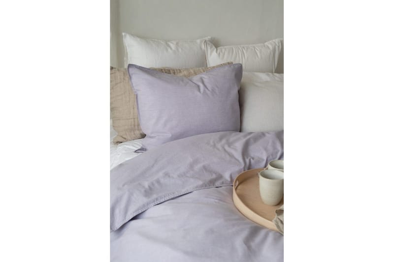 Påslakanset Enkelsäng 2-Dels Washed - Lila - Textil & mattor - Sängkläder - Bäddset & påslakanset