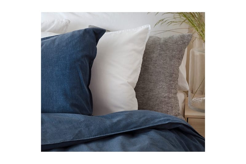 Påslakanset Enkelsäng 2-Dels Washed - Marinblå - Textil & mattor - Sängkläder - Bäddset & påslakanset
