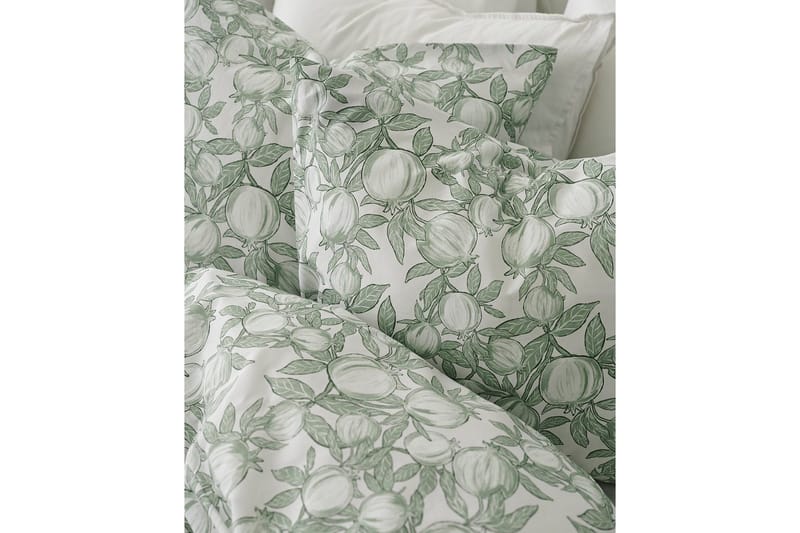 Påslakanset Enkelsäng 2-Dels Pomegranate - Grön - Textil & mattor - Sängkläder - Bäddset & påslakanset