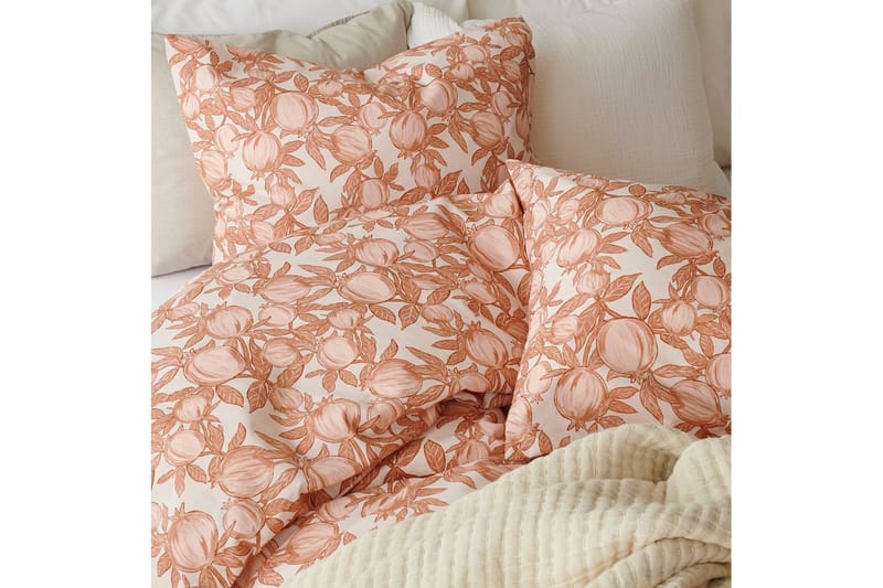 Påslakanset Enkelsäng 2-Dels Pomegranate - Peach - Textil & mattor - Sängkläder - Bäddset & påslakanset