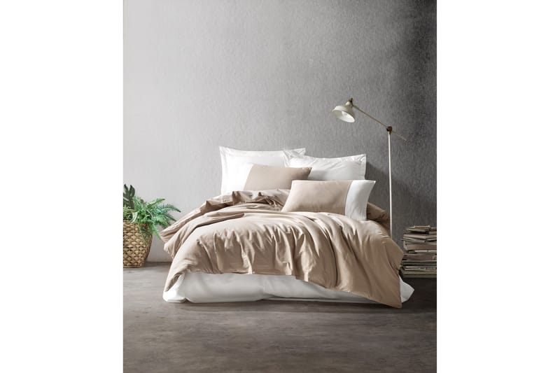 Cotton Box Ranforce Bäddset - Beige - Textil & mattor - Sängkläder - Bäddset & påslakanset