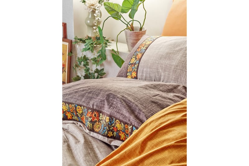 Cotton Box Ranforce Bäddset - Brun - Textil & mattor - Sängkläder - Bäddset & påslakanset