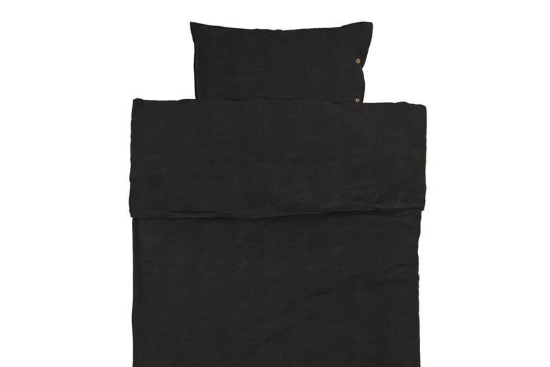 Eden Bäddset 220x210, 50x60 cm - Svart - Textil & mattor - Sängkläder - Bäddset & påslakanset - Påslakanset enkelsäng