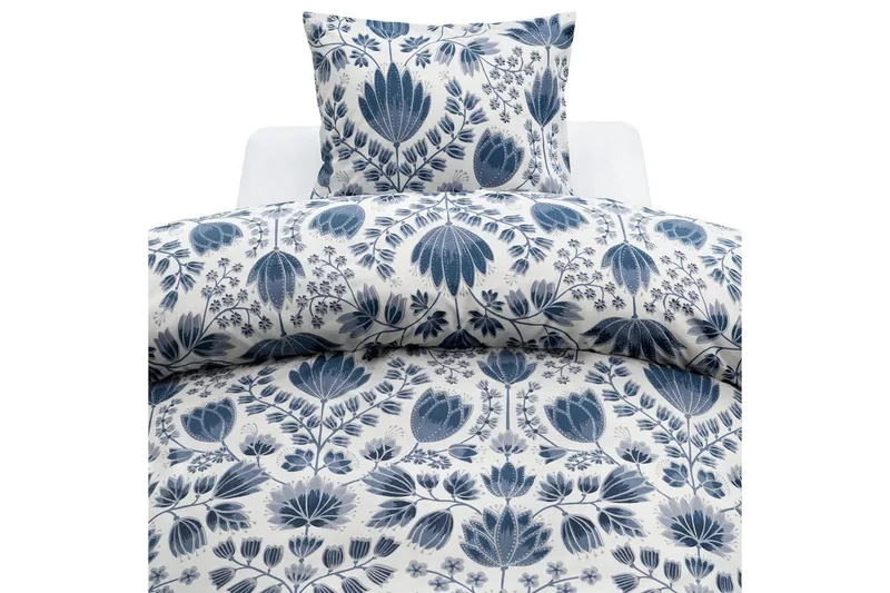 Påslakanset Enkelsäng Harmony 2-Dels Aster Blå, undefined