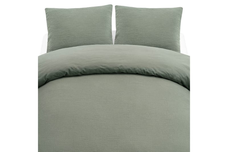 Påslakanset Dubbelsäng 3-Dels Rolling - Grön - Textil & mattor - Sängkläder - Bäddset & påslakanset - Påslakanset enkelsäng