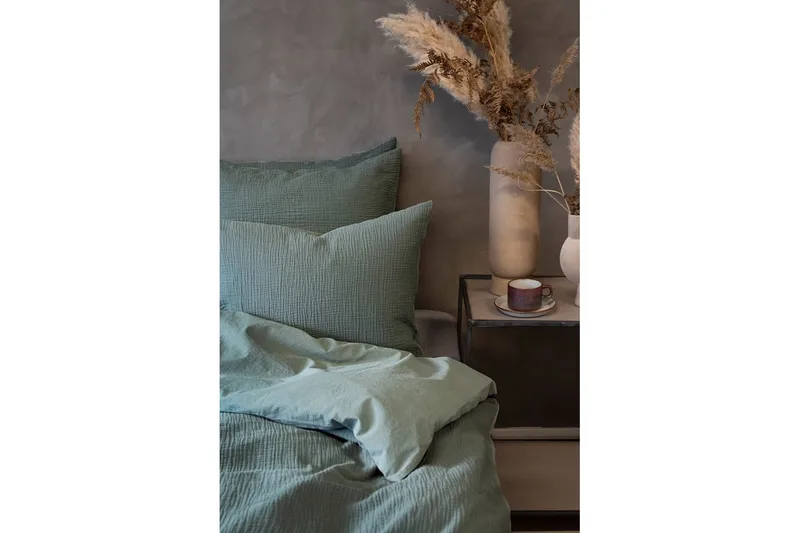 Påslakanset Dubbelsäng 3-Dels Rolling - Grön - Textil & mattor - Sängkläder - Bäddset & påslakanset - Påslakanset enkelsäng