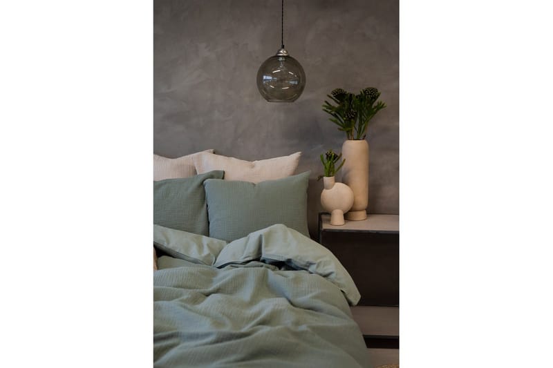 Påslakanset Dubbelsäng 3-Dels Rolling - Grön - Textil & mattor - Sängkläder - Bäddset & påslakanset - Påslakanset enkelsäng