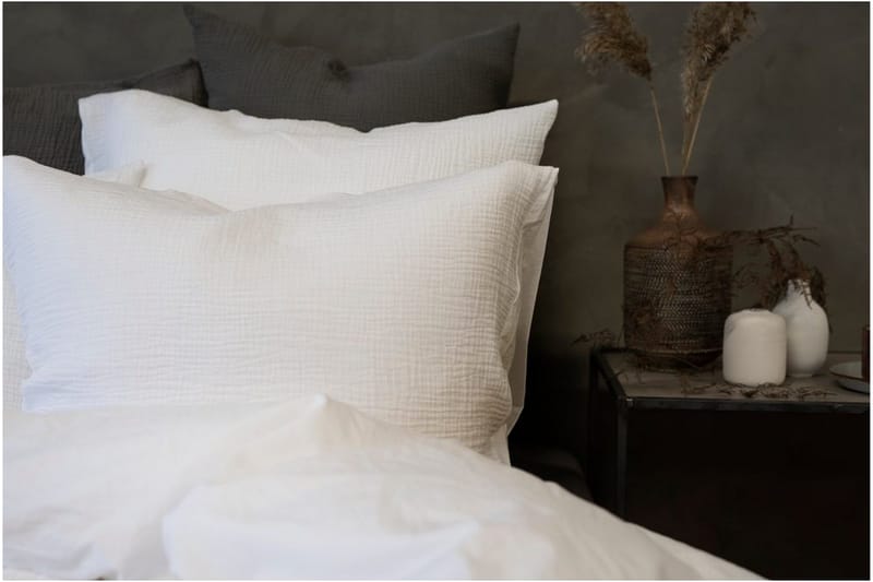 Påslakanset Dubbelsäng 3-Dels Rolling - Vit - Textil & mattor - Sängkläder - Bäddset & påslakanset - Påslakanset enkelsäng