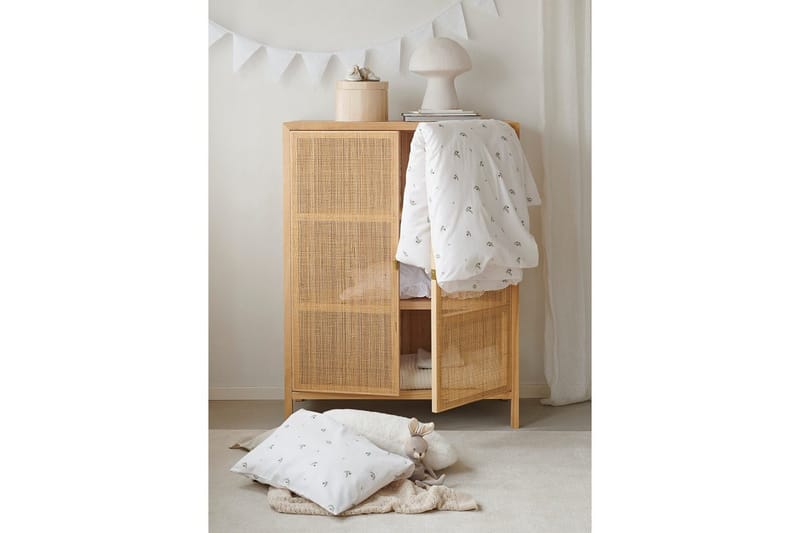 Påslakanset till Spjälsäng 2-Dels Alvin Beige - Textil & mattor - Barntextilier - Barnsängkläder - Spjälsäng sängkläder - Lakan spjälsäng