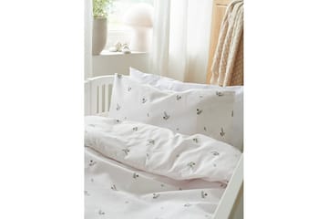 Påslakanset till Spjälsäng 2-Dels Alvin Beige - Textil & mattor - Barntextilier - Barnsängkläder - Spjälsäng sängkläder - Lakan spjälsäng