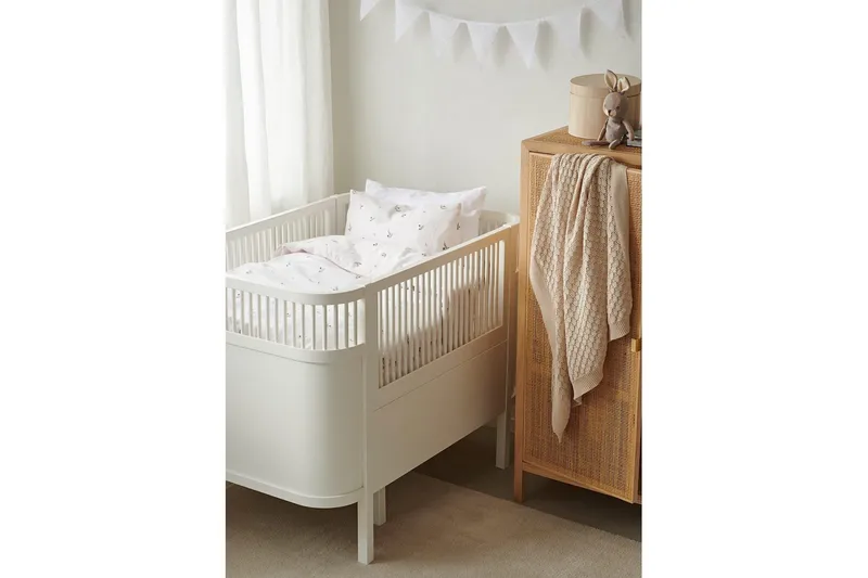 Påslakanset till Spjälsäng 2-Dels Alvin Beige - Textil & mattor - Barntextilier - Barnsängkläder - Spjälsäng sängkläder - Lakan spjälsäng