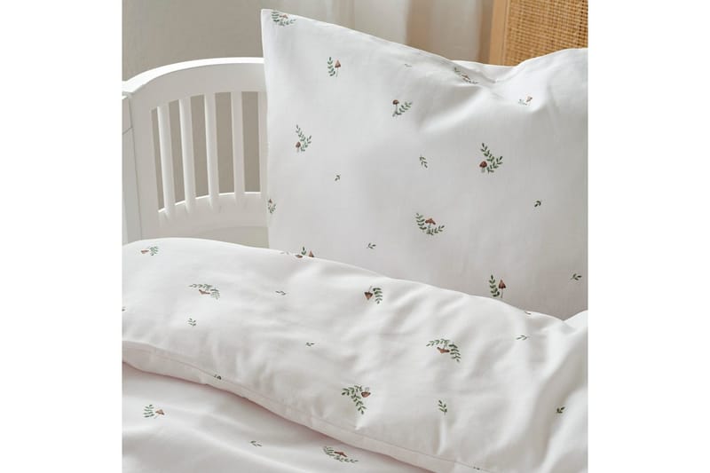 Påslakanset till Spjälsäng 2-Dels Alvin Beige - Textil & mattor - Barntextilier - Barnsängkläder - Spjälsäng sängkläder - Lakan spjälsäng