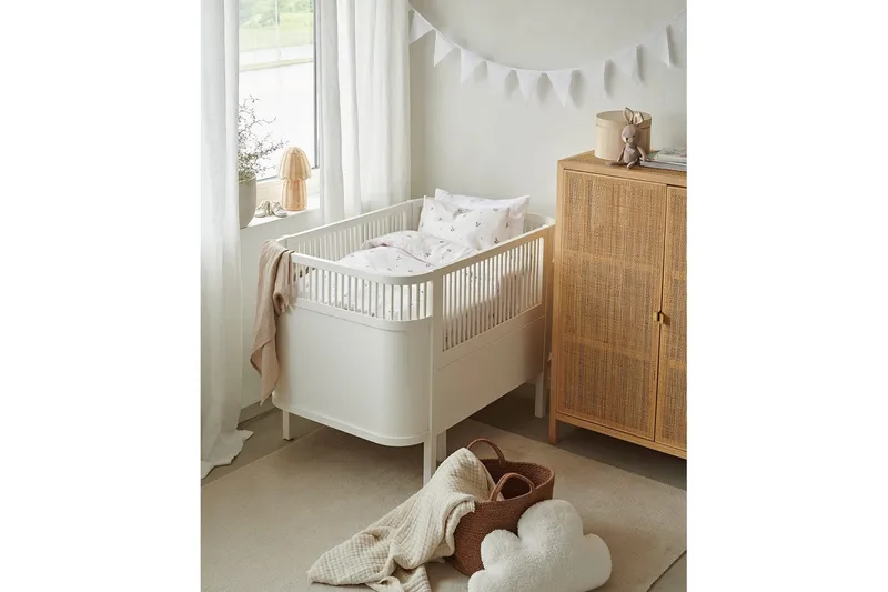 Påslakanset till Spjälsäng 2-Dels Alvin Beige - Textil & mattor - Barntextilier - Barnsängkläder - Spjälsäng sängkläder - Lakan spjälsäng