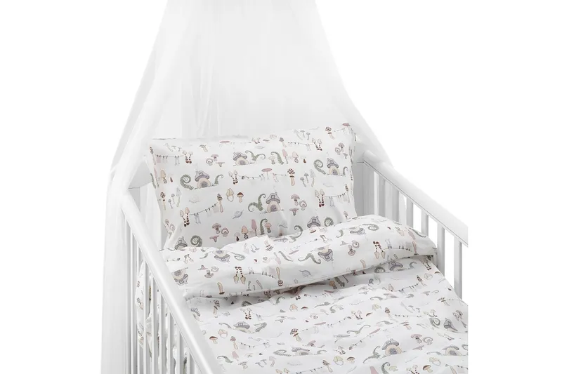 Påslakanset till Spjälsäng 2-Dels Fingal Pastell, undefined