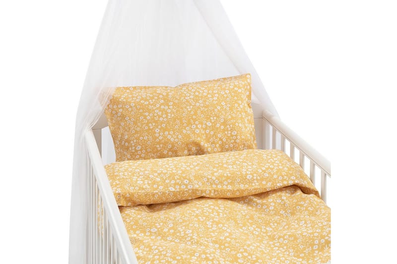 Påslakanset till Spjälsäng 2-Dels Hedda - Gul - Textil & mattor - Sängkläder - Bäddset & påslakanset