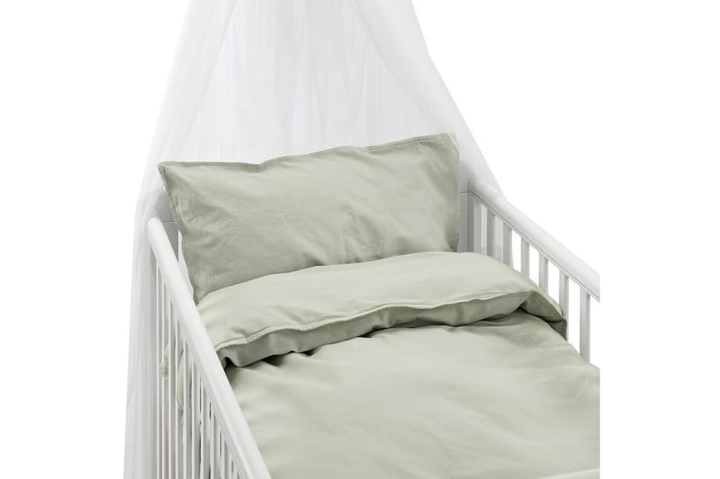 Påslakanset till Spjälsäng 2-Dels Humble - Grön - Textil & mattor - Sängkläder - Bäddset & påslakanset