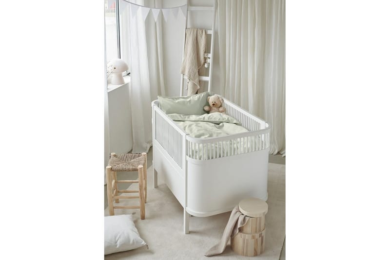 Påslakanset till Spjälsäng 2-Dels Humble - Grön - Textil & mattor - Sängkläder - Bäddset & påslakanset