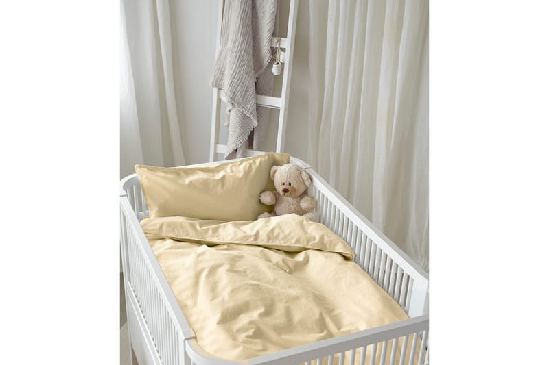 Påslakanset till Spjälsäng 2-Dels Humble - Gul - Textil & mattor - Sängkläder - Bäddset & påslakanset