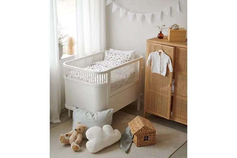 Påslakanset till Spjälsäng 2-Dels John Beige - Textil & mattor - Sängkläder - Bäddset & påslakanset