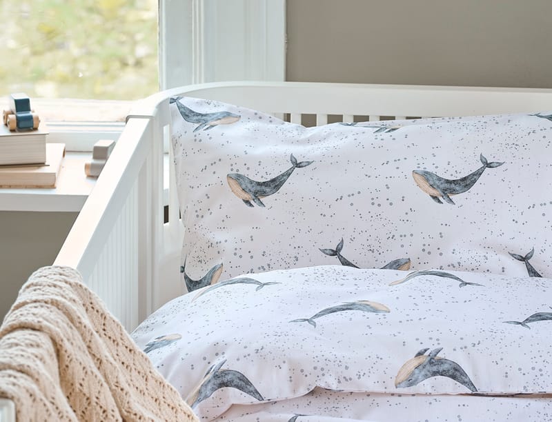 Påslakanset till Spjälsäng 2-Dels Set Valsång - Textil & mattor - Sängkläder - Bäddset & påslakanset