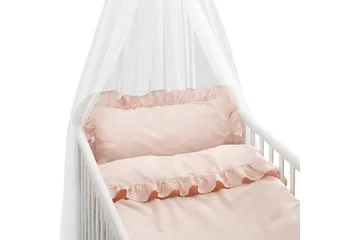 Påslakanset till Spjälsäng 2-Dels Volang