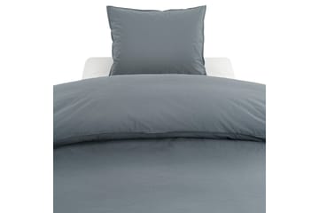 Percale 3-Dels Bäddset 210x220/50x60 cm Midnattblå