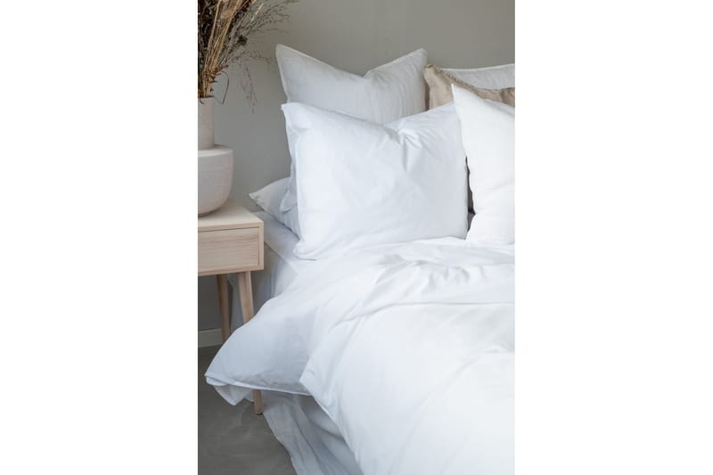 Percale Bäddset 150x210/50x60 cm 2-pack Vit - Borganäs - Textil & mattor - Sängkläder - Bäddset & påslakanset