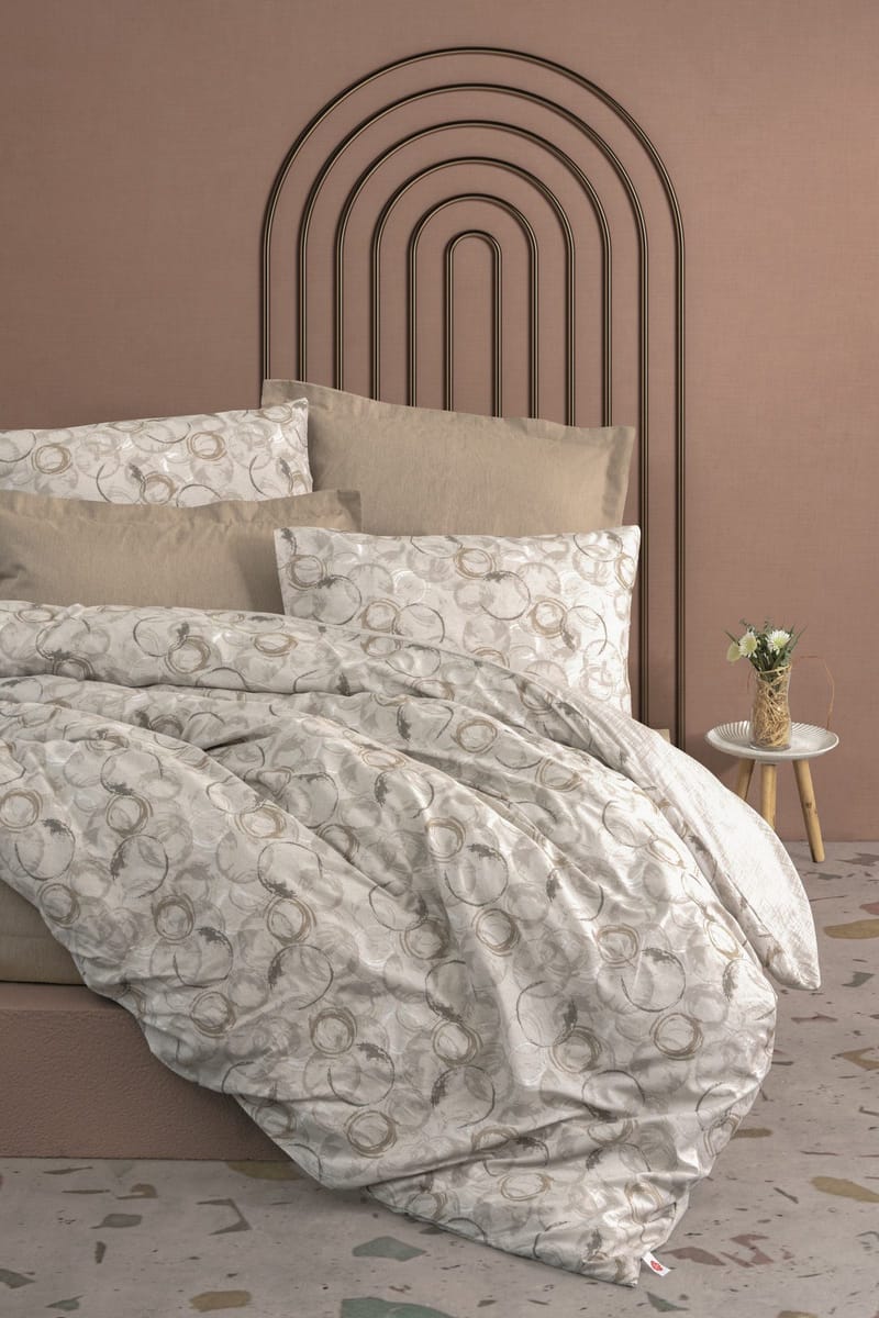 Salvarn Bäddset 240x220 cm - Beige - Textil & mattor - Sängkläder - Bäddset & påslakanset
