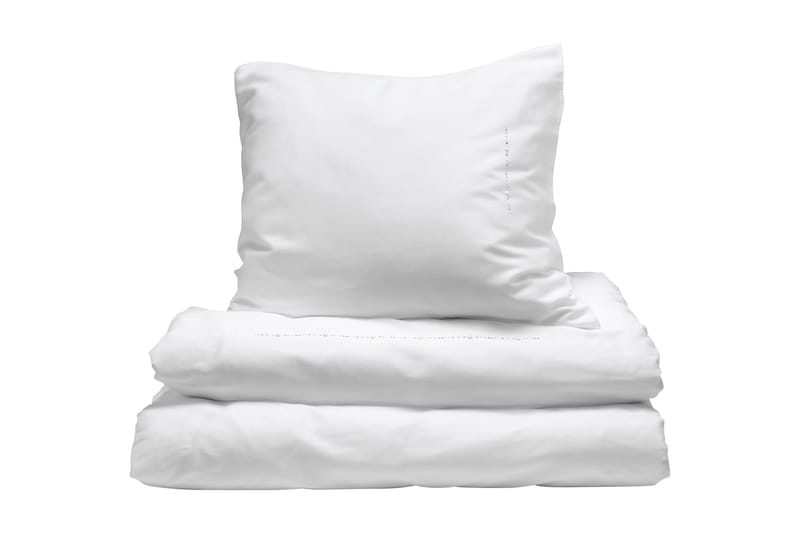 Satiini Bäddset 210x150 cm - Vit - Textil & mattor - Sängkläder - Bäddset & påslakanset