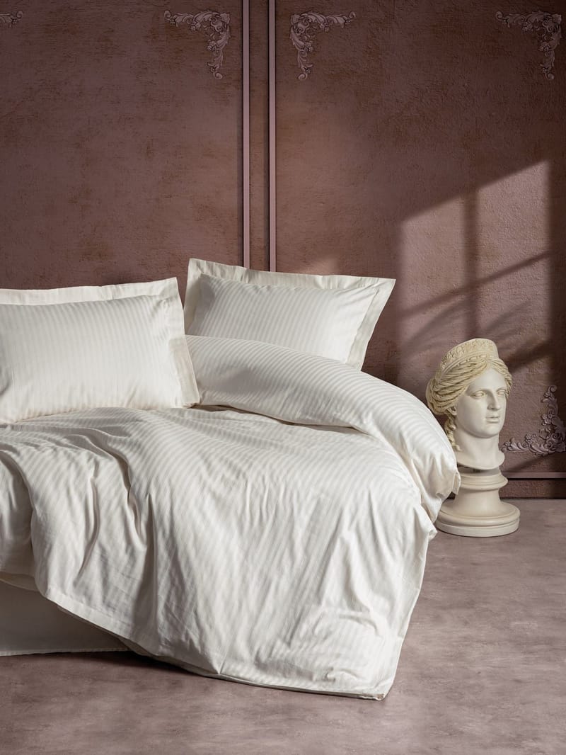 Sovrenis Bäddset 240x220 cm - Ecru - Textil & mattor - Sängkläder - Bäddset & påslakanset