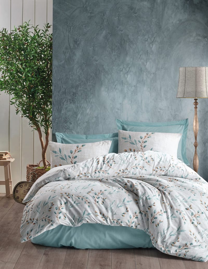 Swafford Bäddset 240x220 cm - Mint Vit - Textil & mattor - Sängkläder - Bäddset & påslakanset