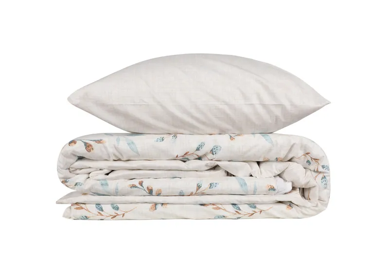 Swafford Bäddset 240x220 cm, Mint Vit