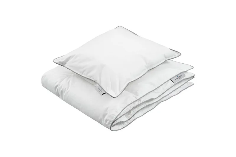 Täcke + Kudde Barn Lyxfiber 28 x 35 cm + 70 x 80 cm Vit, undefined