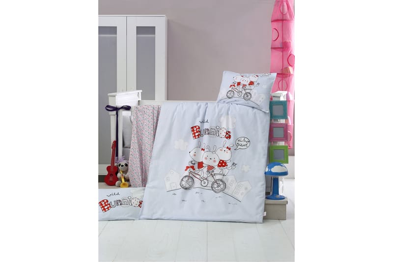 Victoria Ranforce Barnbäddset - Bunnies - Textil & mattor - Sängkläder - Bäddset & påslakanset