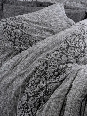 Vylonis Bäddset 140x200 cm - Sotgrå - Textil & mattor - Sängkläder - Bäddset & påslakanset