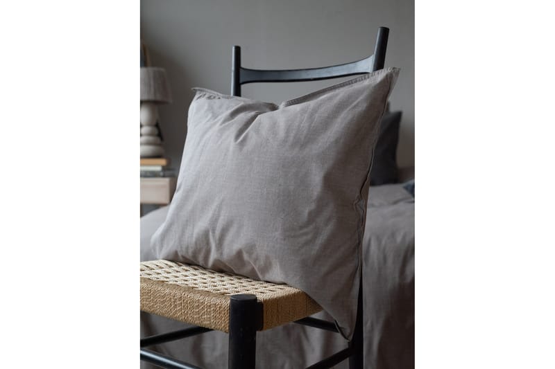 Washed Bäddset 150x210/50x60 cm 2-pack - Khaki - Textil & mattor - Sängkläder - Bäddset & påslakanset