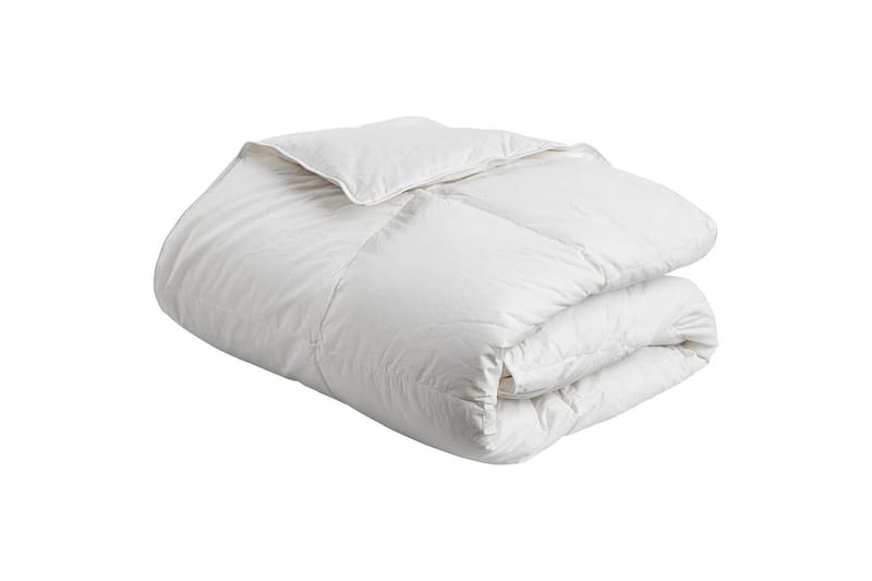 Duntäcke 150 x 210 cm Medelvarmt 600 g - Vit - Textil & mattor - Sängkläder - Täcke