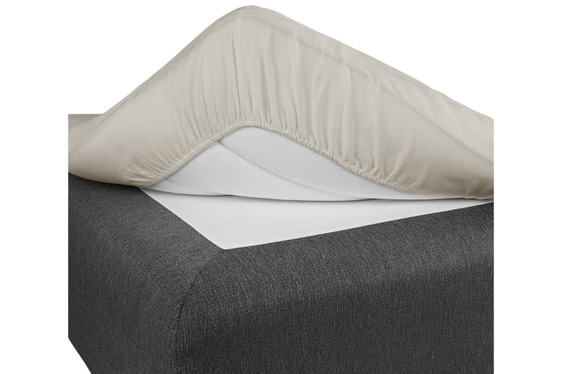 Dra-på-lakan 90x200 cm Greige - Franzén - Textil & mattor - Sängkläder - Lakan - Dra på lakan
