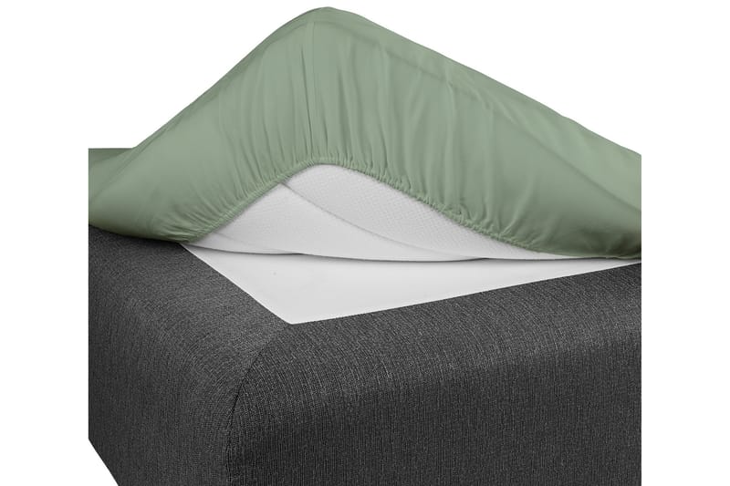 Dra på lakan 90x200 cm Ny Grön - Borganäs - Textil & mattor - Sängkläder - Lakan - Dra på lakan