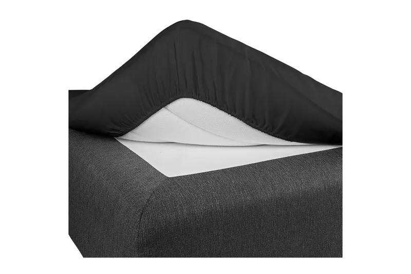 Dra-på-lakan Borganäs of Sweden - 120 x 200 cm, Svart - Textil & mattor - Sängkläder - Lakan - Dra på lakan