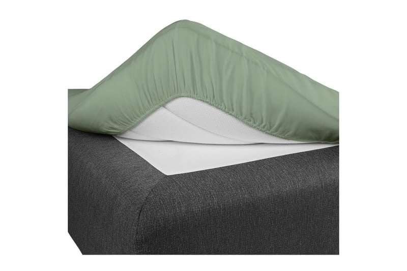 Dra-på-lakan Borganäs of Sweden - 90 x 200 cm, Ny Grön - Textil & mattor - Sängkläder - Lakan - Dra på lakan