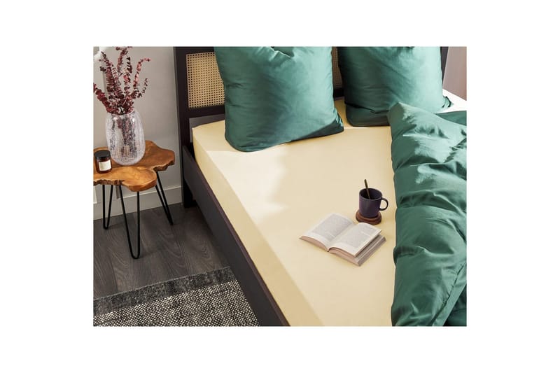 Dra-på-lakan Janbu Beige, 200x200 cm - Beige, 200x200 cm - Textil & mattor - Sängkläder - Lakan - Dra på lakan
