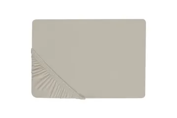 Dra-på-lakan Janbu Taupe, 140x200 cm