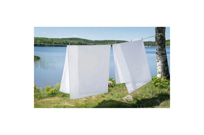 Lakan Borganäs of Sweden - 150 x 250 cm, Vit - Textil & mattor - Sängkläder - Lakan