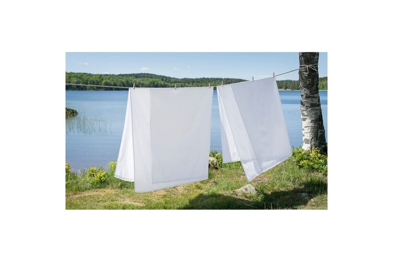 Lakan Borganäs of Sweden - 240 x 260 cm, Vit - Textil & mattor - Sängkläder - Lakan