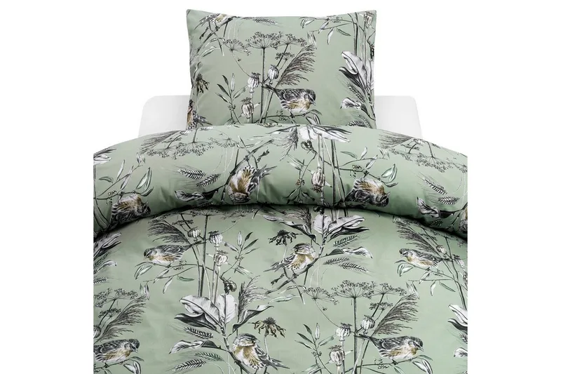 Påslakanset Enkelsäng 2-Dels Eternity, Grön