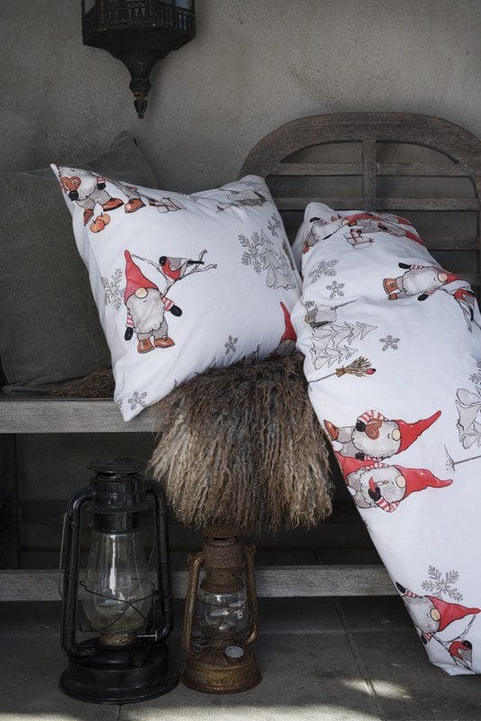 Påslakanset Enkelsäng Frosty Christmas - Vit - Textil & mattor - Sängkläder - Bäddset & påslakanset - Påslakanset enkelsäng